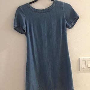 Banana republic mod denim shift dress